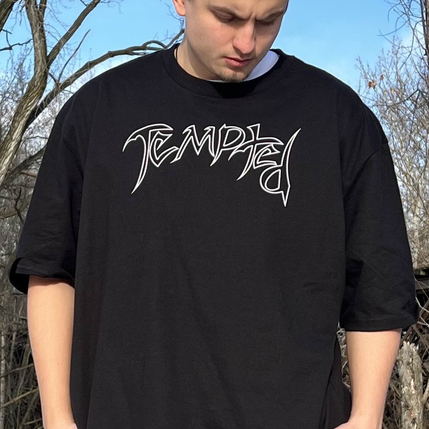 Outlined Extra Oversized Basic Tee
